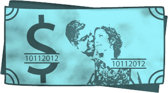 Illustrated banknote dated 10.11.2012